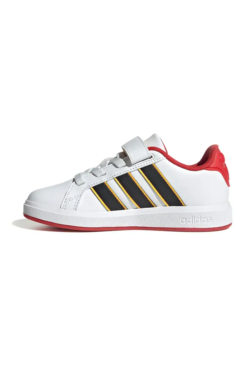 Sneakers bianche con dettagli Topolino Grand Court Mickey EL K Adidas [BIANCO miniatura 3