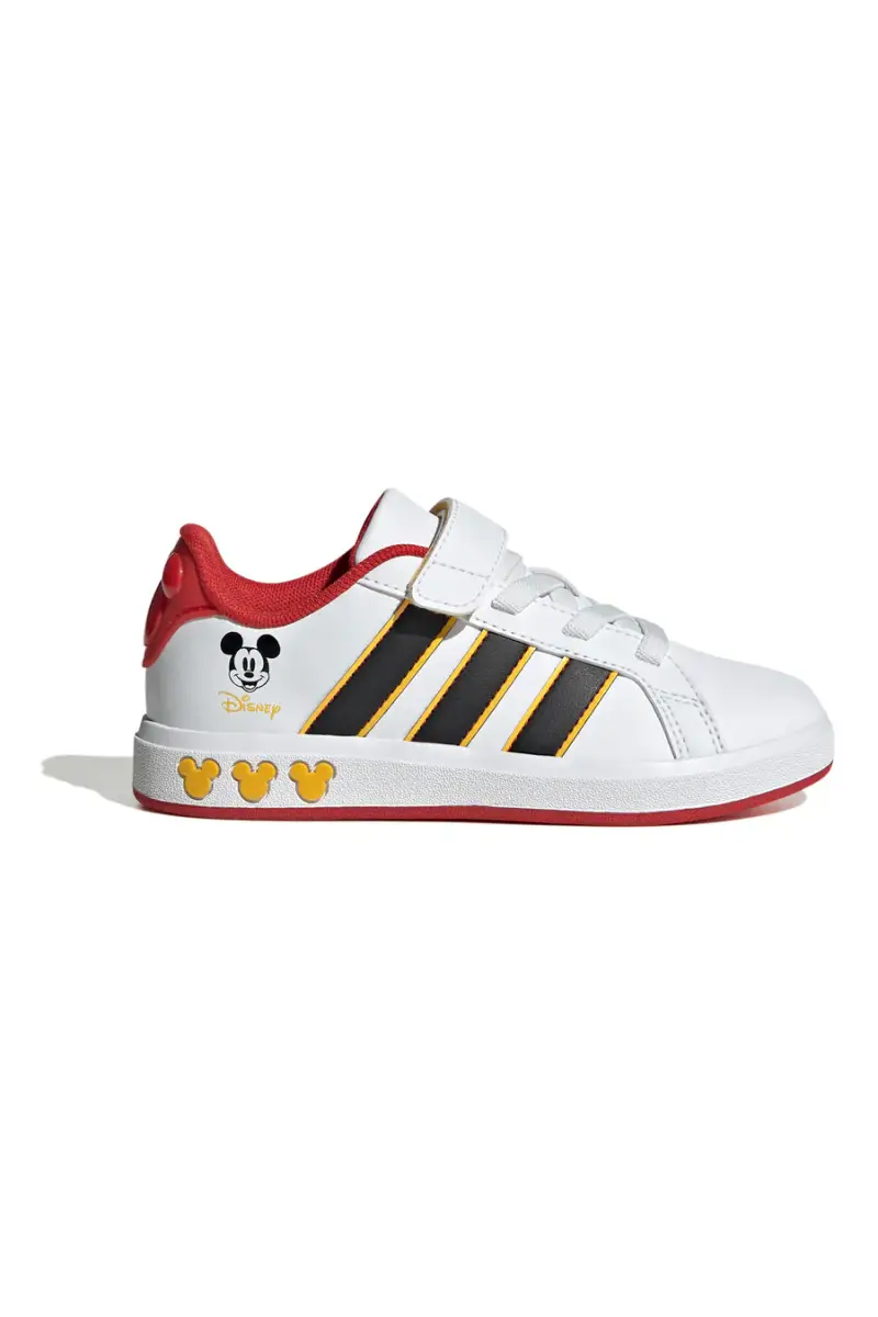 Sneakers bianche con dettagli Topolino Grand Court Mickey EL K Adidas [BIANCO