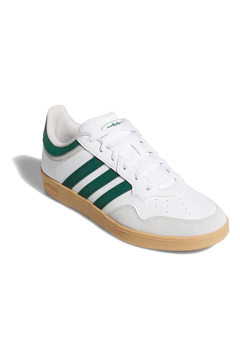 Sneakers bianche con dettagli verdi e suola gum Adidas Hoops 4 0 [BIANCO miniatura 5