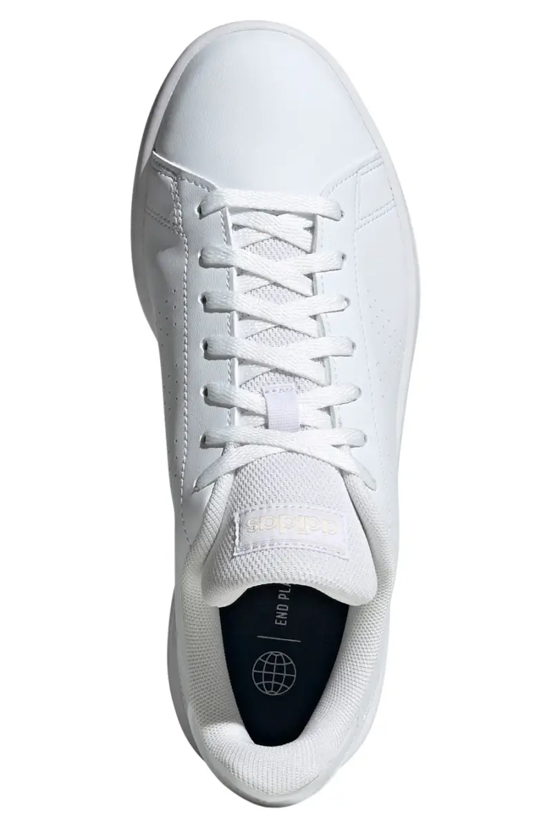 Sneakers Bianche con Lacci Adidas Advantage Base [BIANCO] miniatura 5