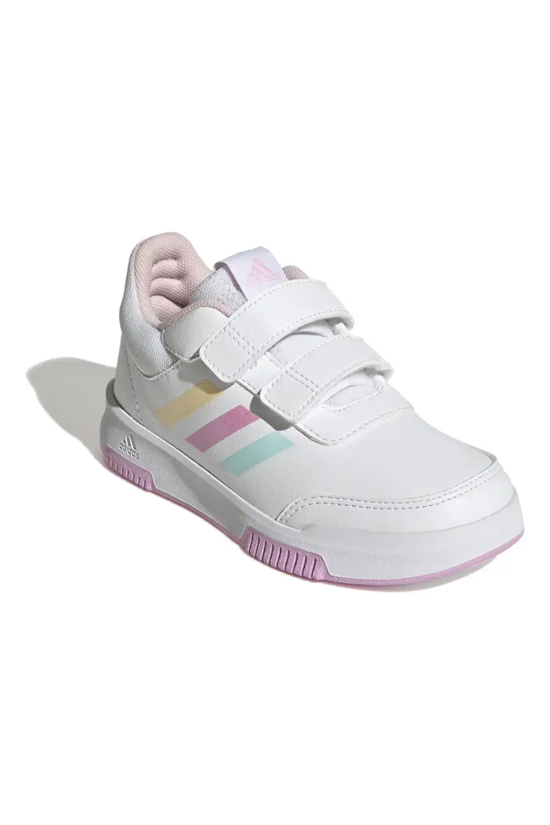 Sneakers Bianche Con Strappi in Velcro Adidas Tensaur Sport 2 CF K [BIANCO miniatura 2