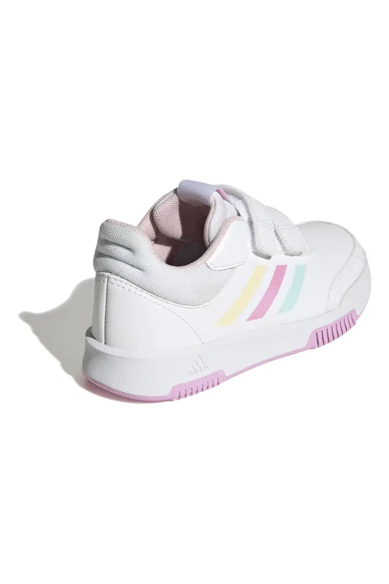 Sneakers Bianche Con Strappi in Velcro Adidas Tensaur Sport 2 CF K [BIANCO miniatura 3