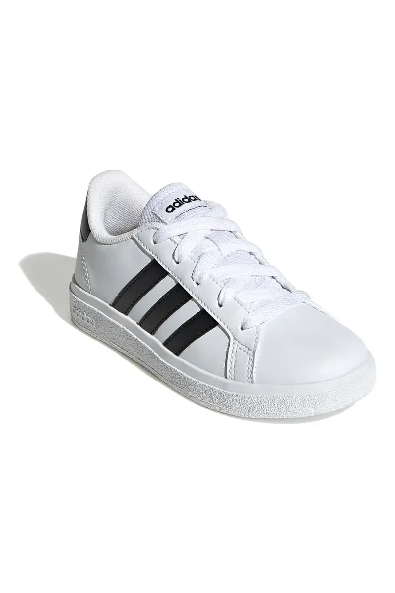 Sneakers bianche con strisce nere Adidas Grand Court 2 K [WHITE miniatura 2