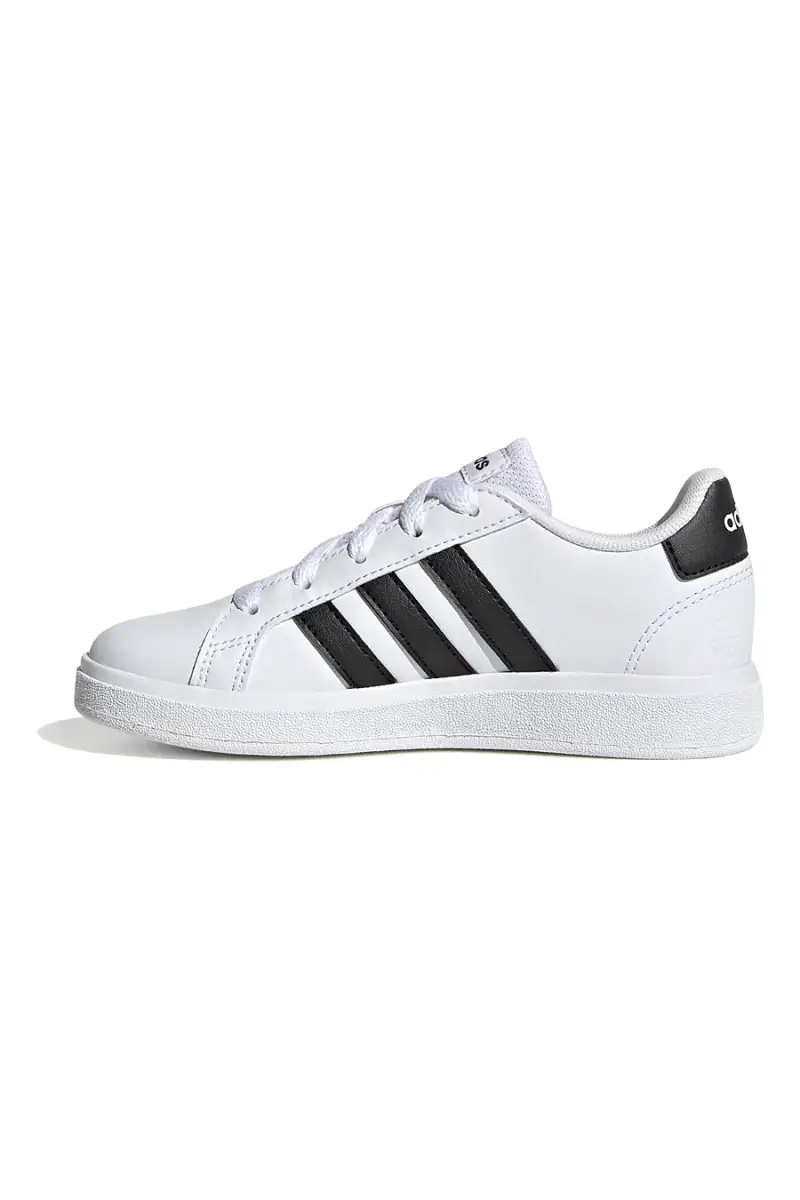 Sneakers bianche con strisce nere Adidas Grand Court 2 K [WHITE miniatura 3