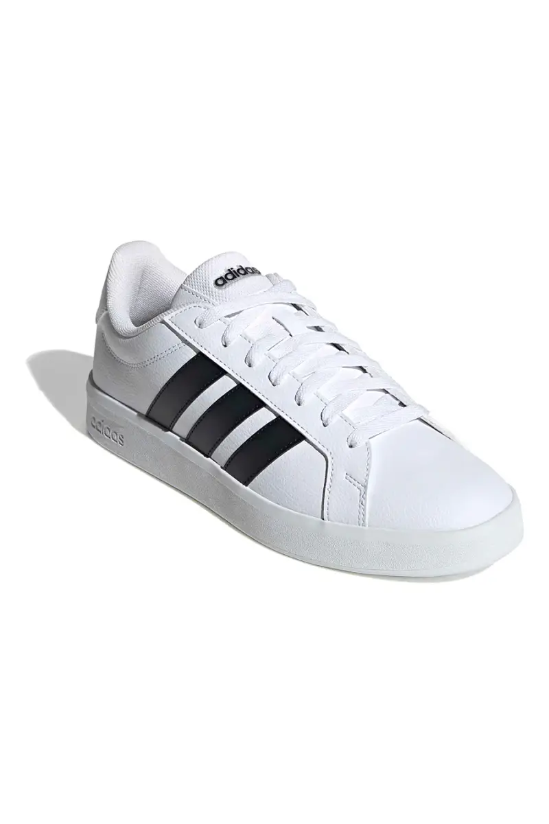 Sneakers bianche con strisce nere Adidas GRAND COURT BASE 3 0 [WHITE miniatura 2