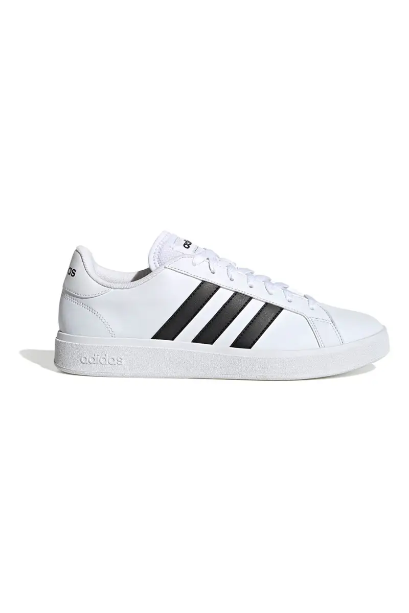 Sneakers bianche con strisce nere stile tennis Adidas Grand Court Base 2 [BIANCO] miniatura 2