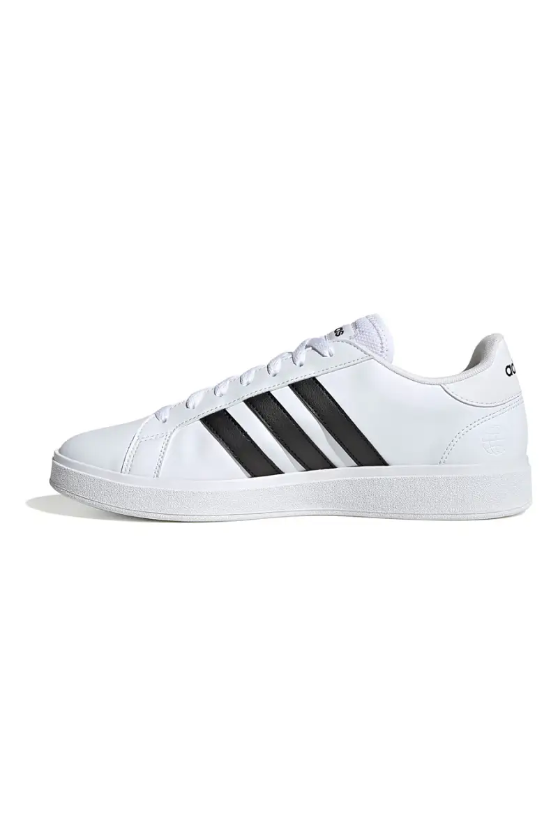 Sneakers bianche con strisce nere stile tennis Adidas Grand Court Base 2 [BIANCO] miniatura 4