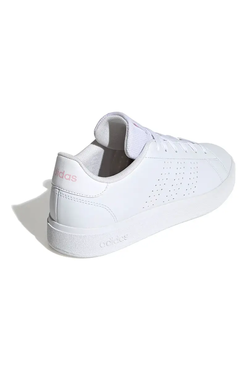 Sneakers bianche con strisce traforate in materiale riciclato Adidas Advantage Base 2 [WHITE miniatura 3