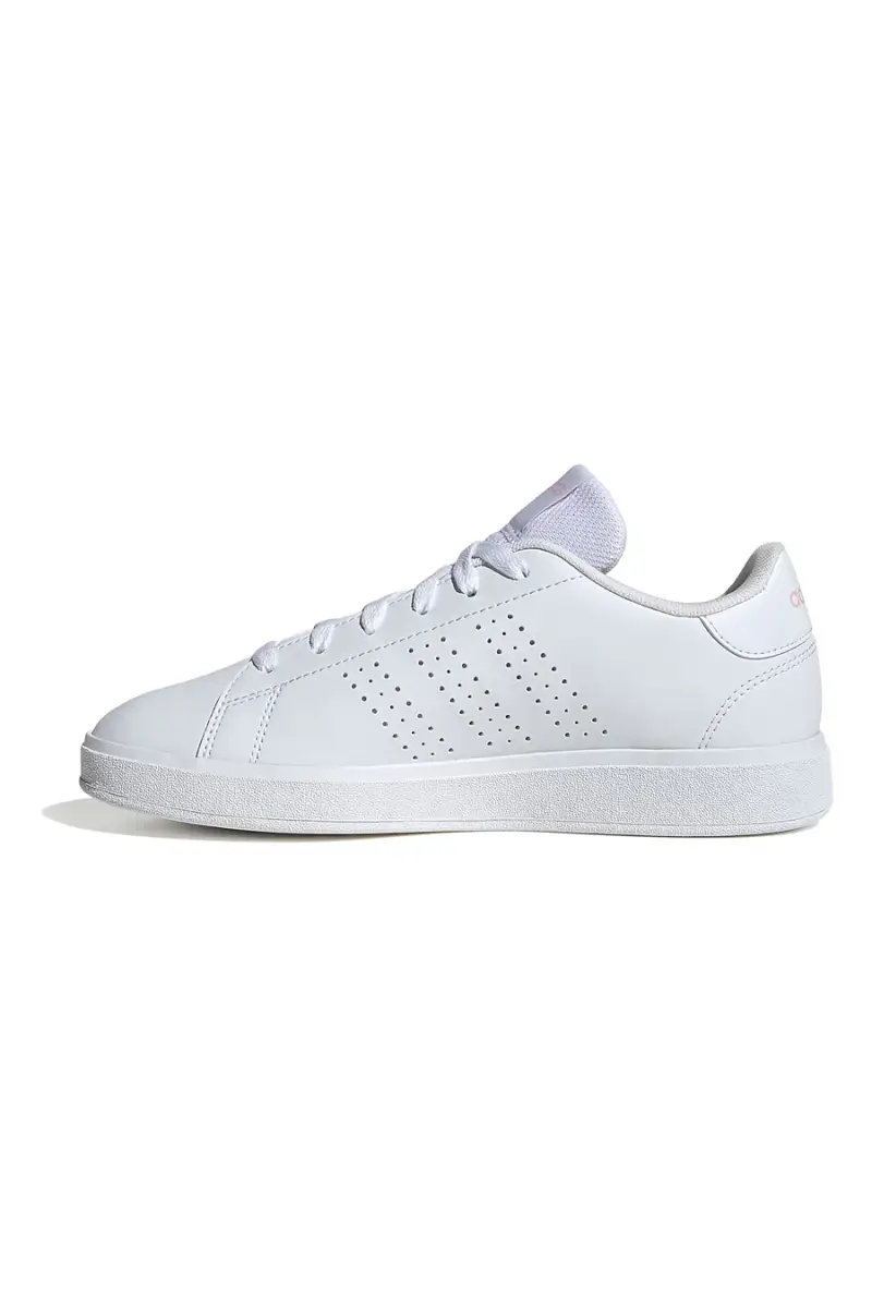 Sneakers bianche con strisce traforate in materiale riciclato Adidas Advantage Base 2 [WHITE miniatura 4