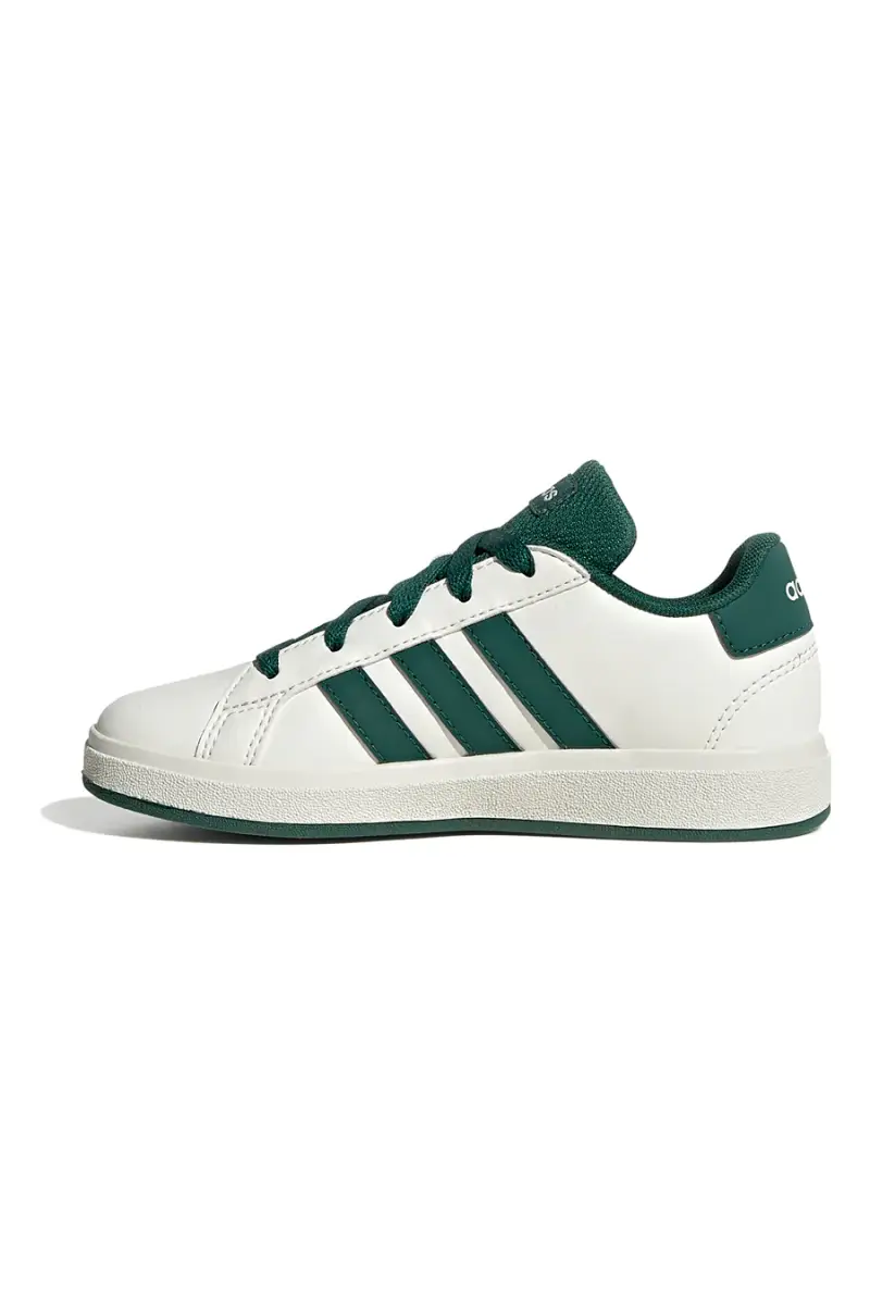 Sneakers bianche con strisce verdi Adidas Grand Court 2 K [BIANCO miniatura 2