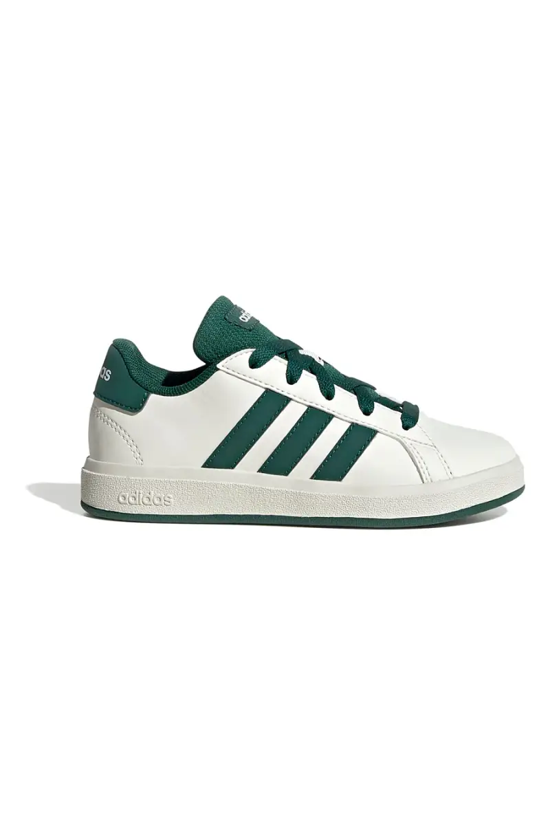 Sneakers bianche con strisce verdi Adidas Grand Court 2 K [BIANCO