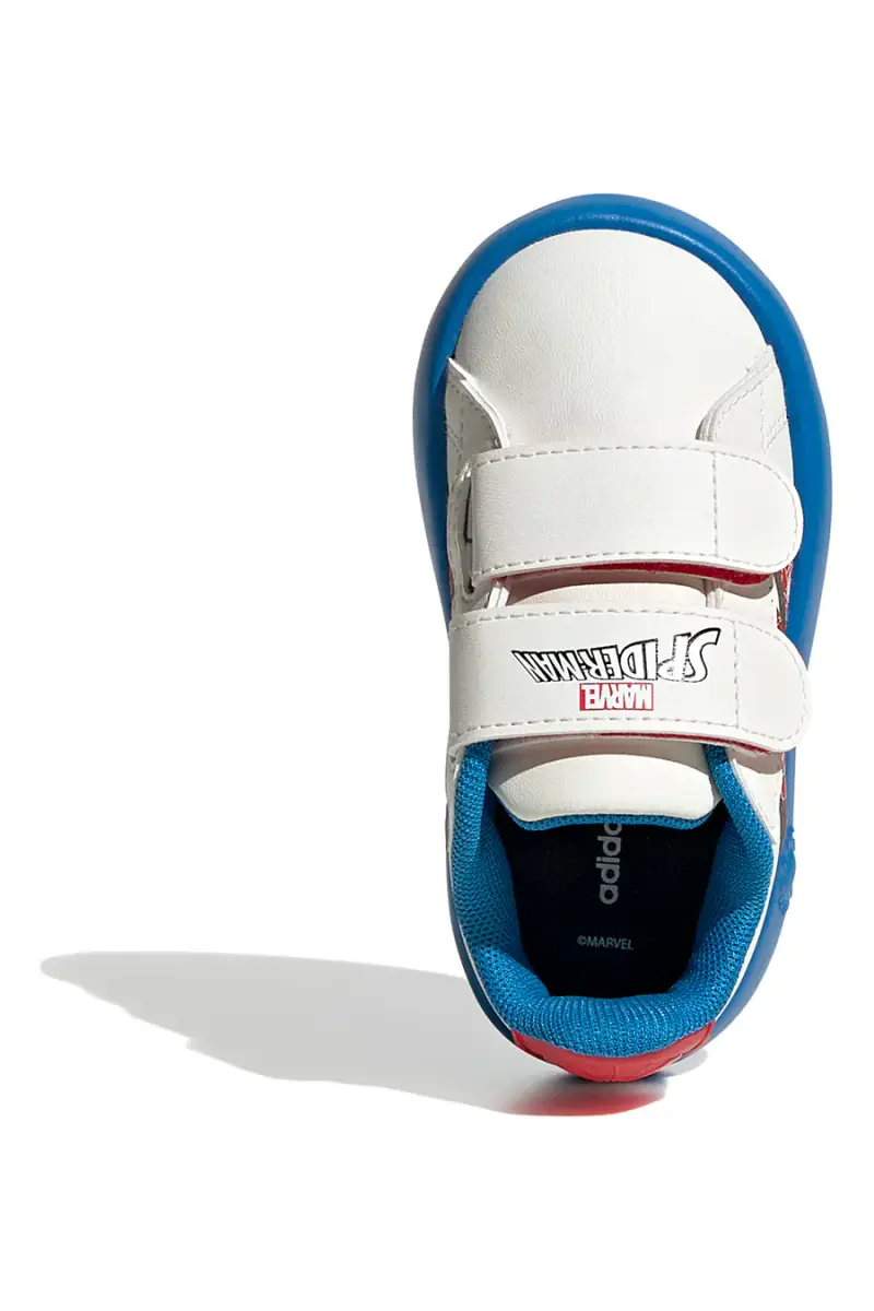 Sneakers bianche con suola Bubblecomfy e dettagli Spider-Man Adidas Grand Court Spider-Man CF I [BIANCO miniatura 5