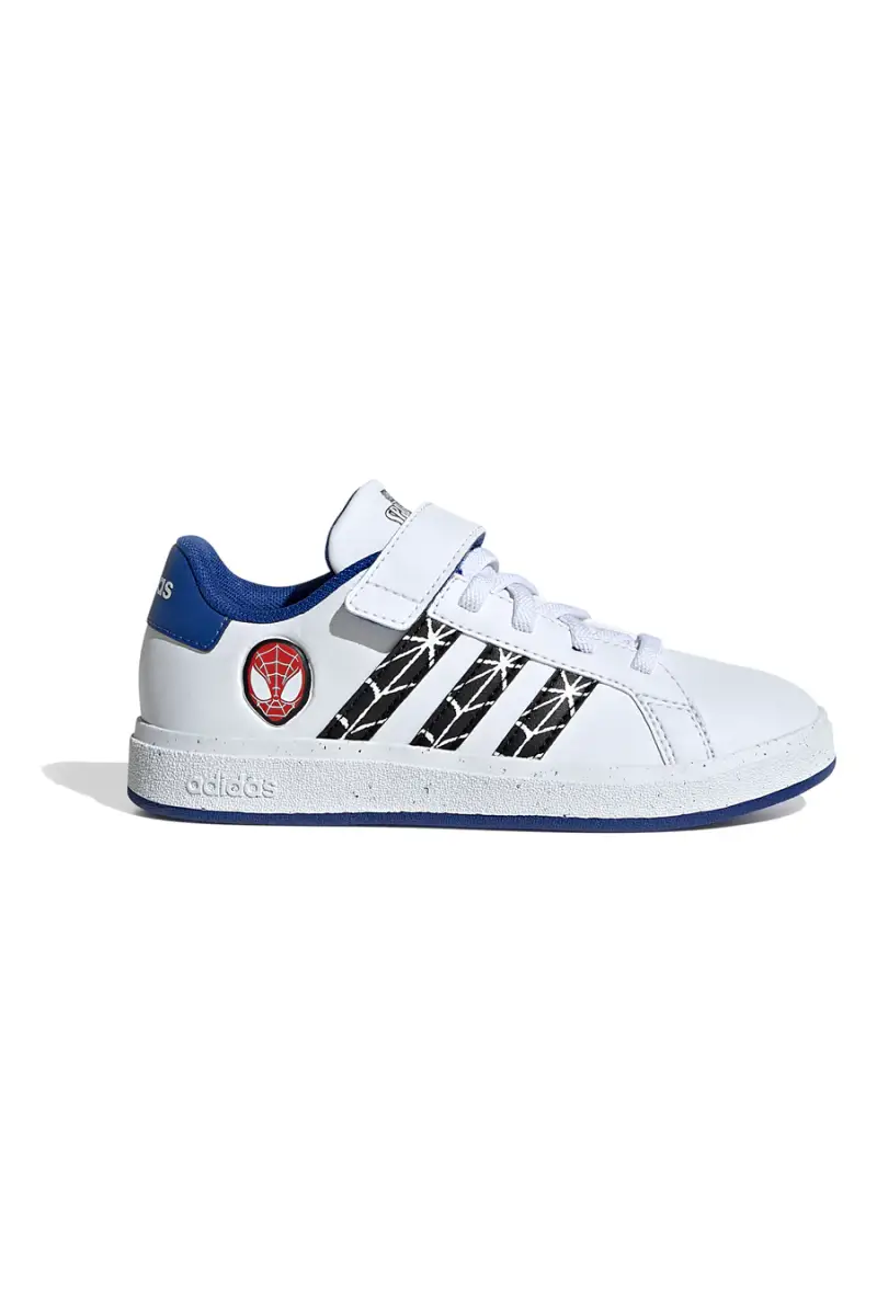 Sneakers bianche e blu ADIDAS Marvel s Spider-Man Grand Court Kid [WHITE
