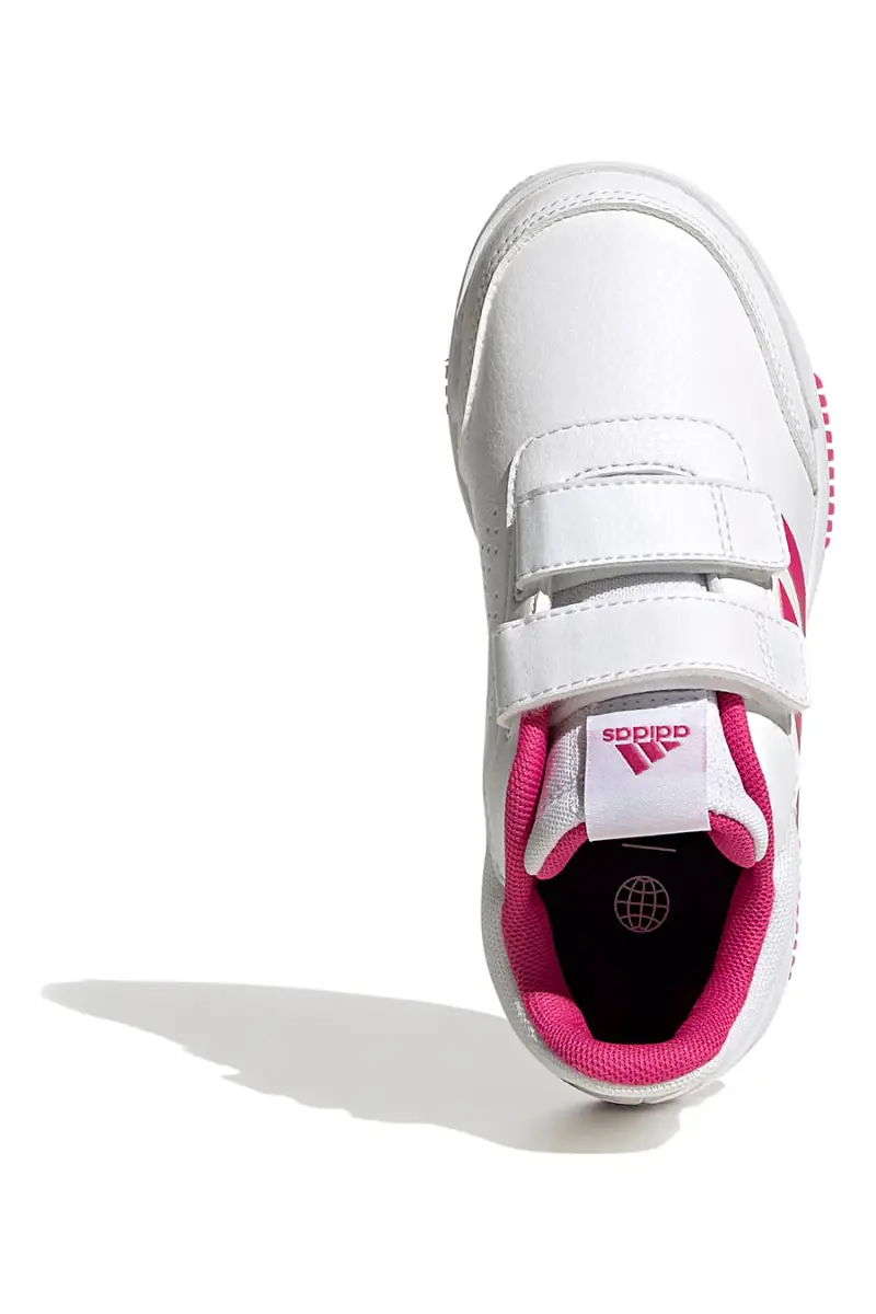 Sneakers bianche e fucsia con strappi Adidas Tensaur Sport 2 0 Cf k [BIANCO] miniatura 3