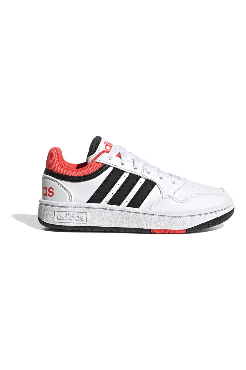 Sneakers bianche e nere basse Adidas Hoops 3 0 K [WHITE