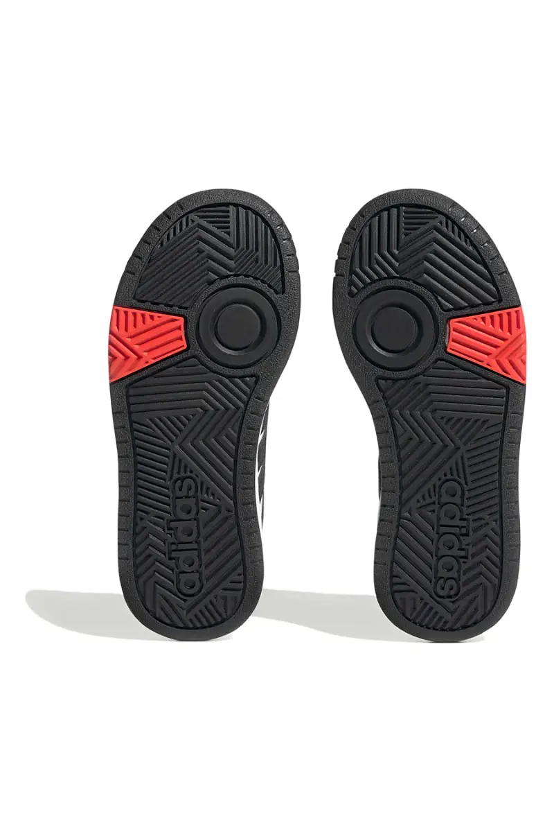 Sneakers bianche e nere basse Adidas Hoops 3 K [WHITE miniatura 5