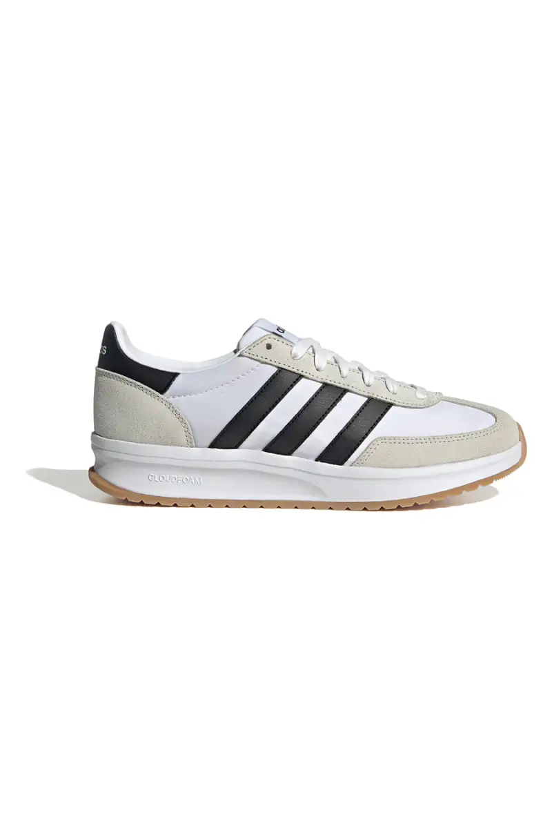 Sneakers bianche e nere con tomaia in pelle ADIDAS RUN 70s 2 0 [WHITE