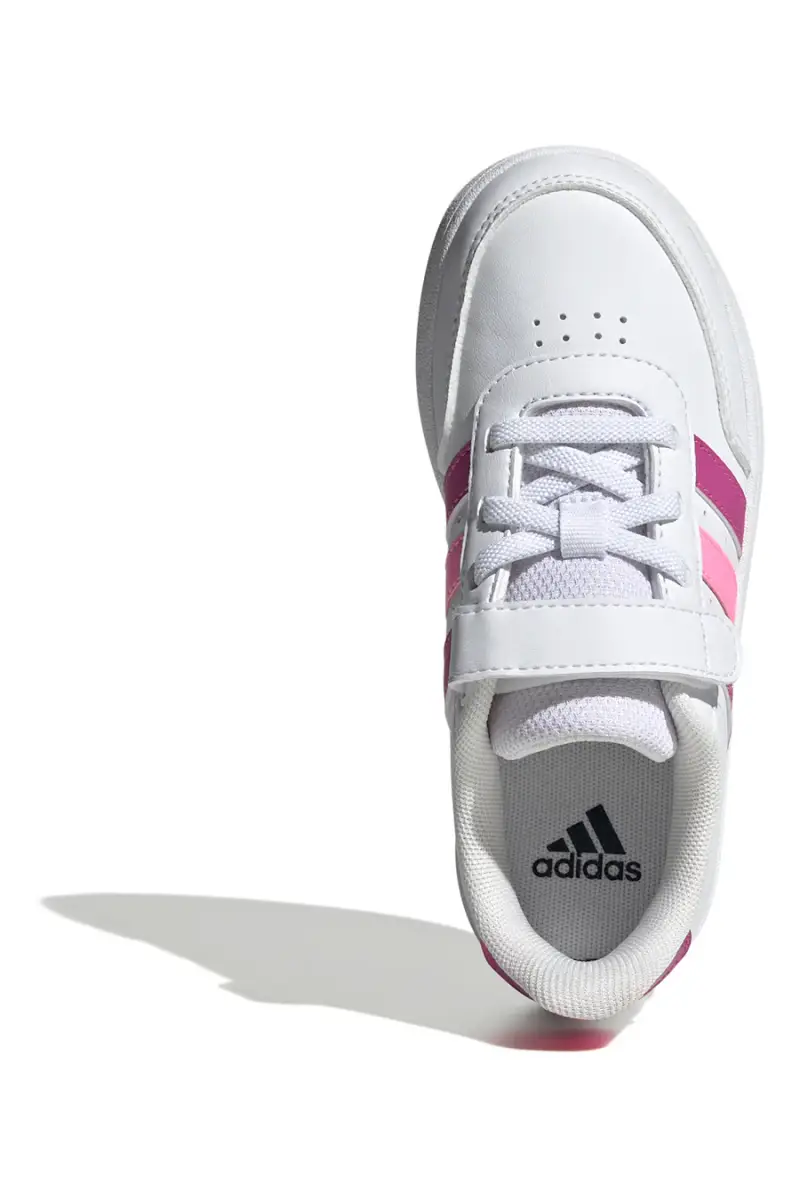 Sneakers Bianche e Rosa Adidas Breaknet 2 El C [BIANCO] miniatura 4