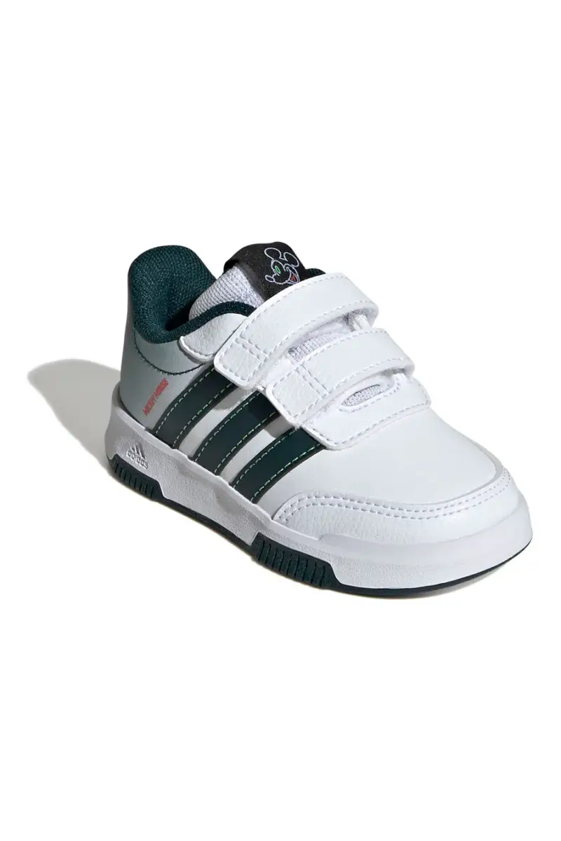 Sneakers bianche e verdi con dettagli Mickey Adidas Tensaur Mickey CFI [BIANCO miniatura 2