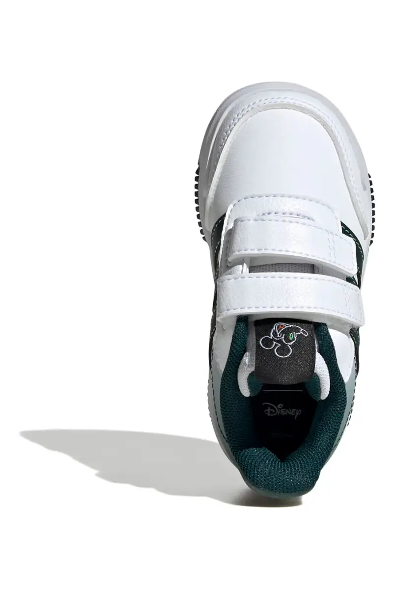 Sneakers bianche e verdi con dettagli Mickey Adidas Tensaur Mickey CFI [BIANCO miniatura 3