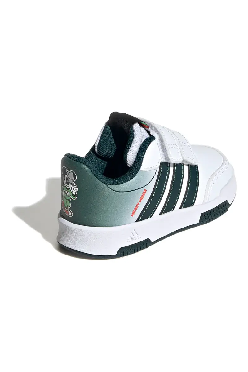 Sneakers bianche e verdi con dettagli Mickey Adidas Tensaur Mickey CFI [BIANCO miniatura 4
