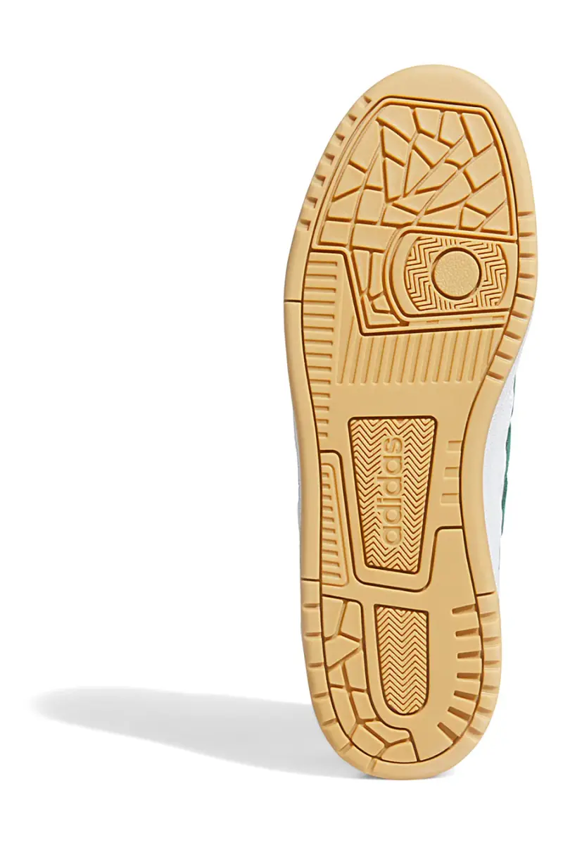 Sneakers bianche e verdi stile basket Adidas Rapid Court Low [BIANCO miniatura 4