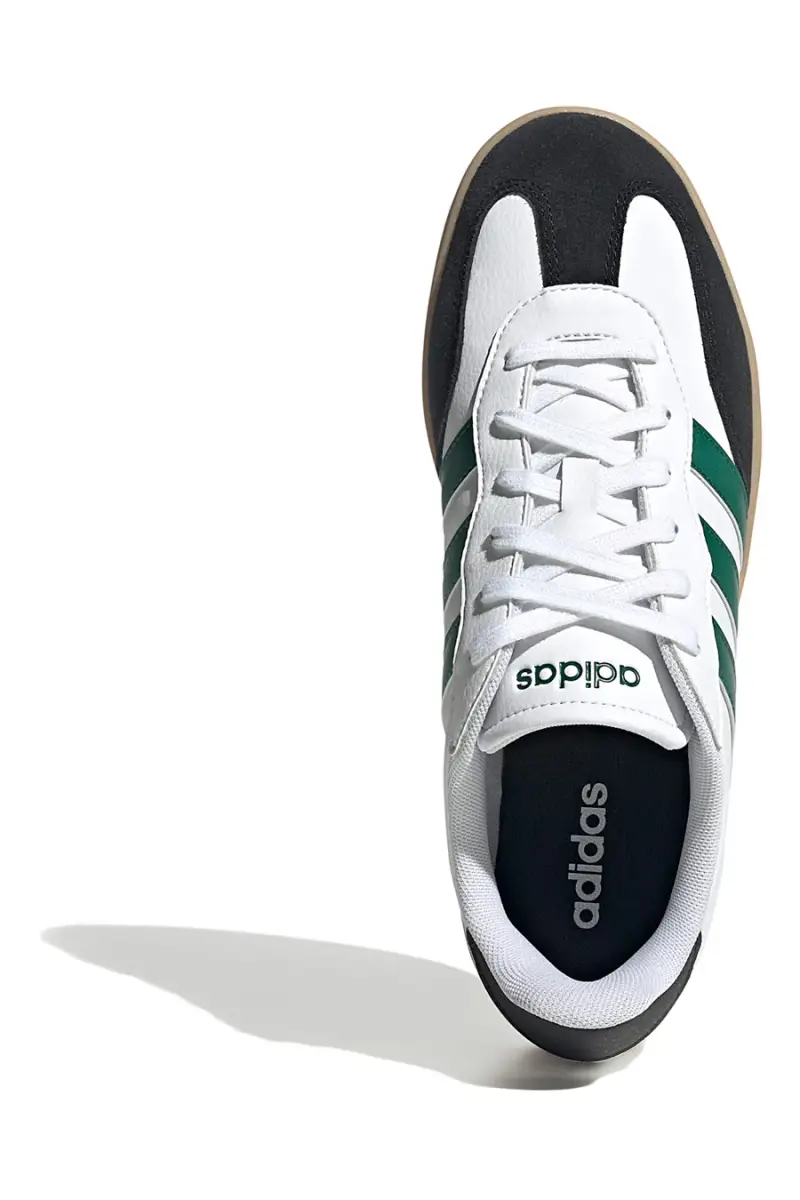 Sneakers bianche in pelle con strisce verdi Adidas Barreda [MULTI] miniatura 5