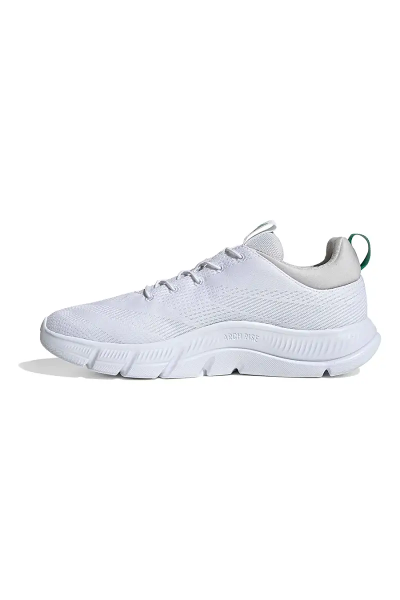 Sneakers bianche leggere mesh con lacci elasticizzati Adidas Cloudfoam Flex [WHITE miniatura 3