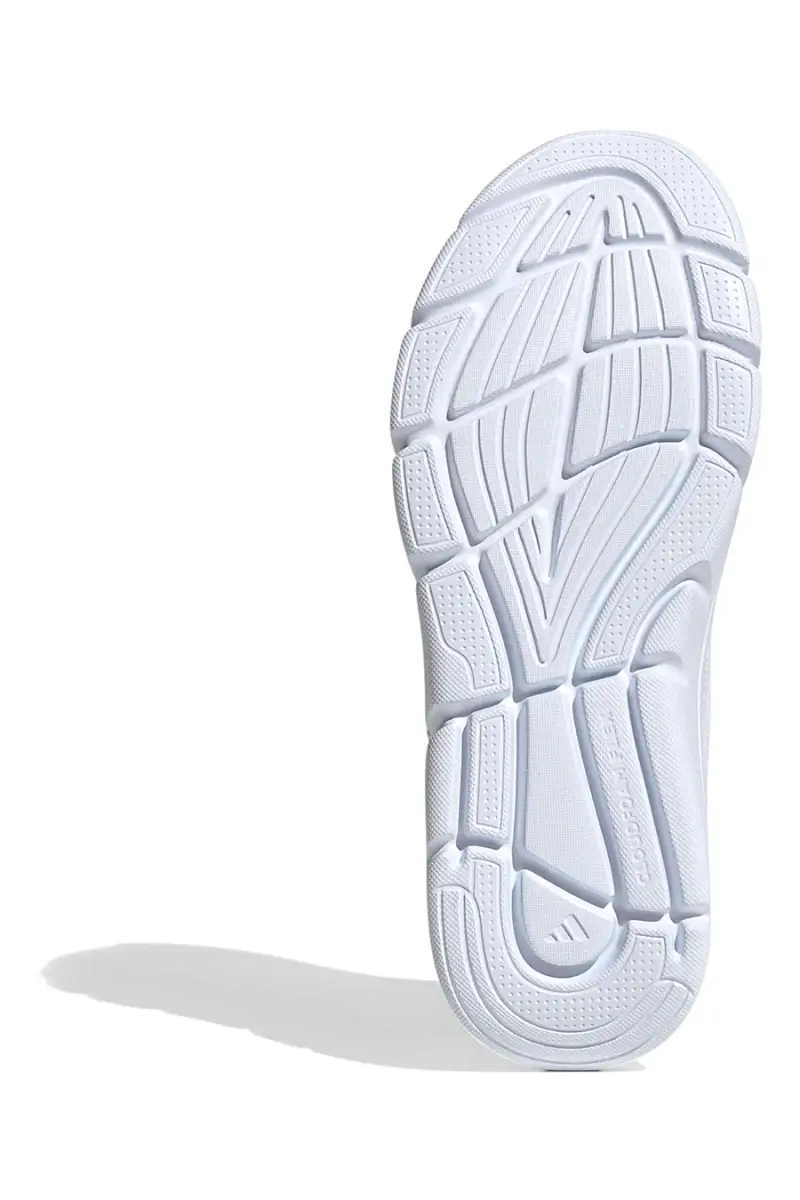 Sneakers bianche leggere mesh con lacci elasticizzati Adidas Cloudfoam Flex [WHITE miniatura 4