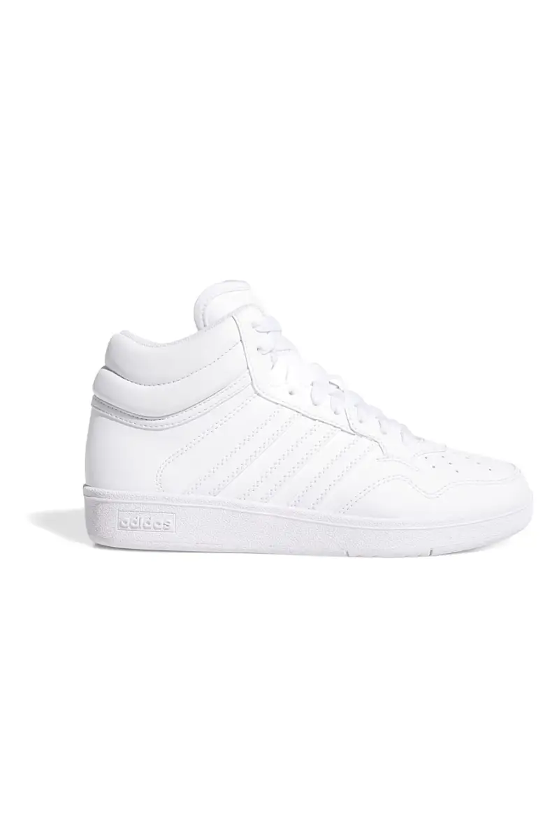 Sneakers bianche mid design pulito Adidas Hoops 4 0 Mid J [BIANCO]