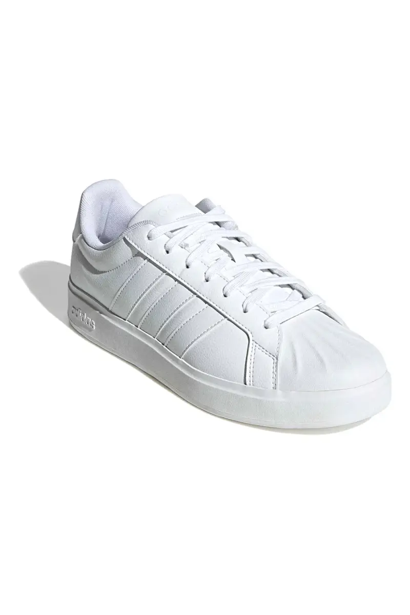 Sneakers bianche stile sportivo suola cupsole Adidas Streettalk [BIANCO] miniatura 2