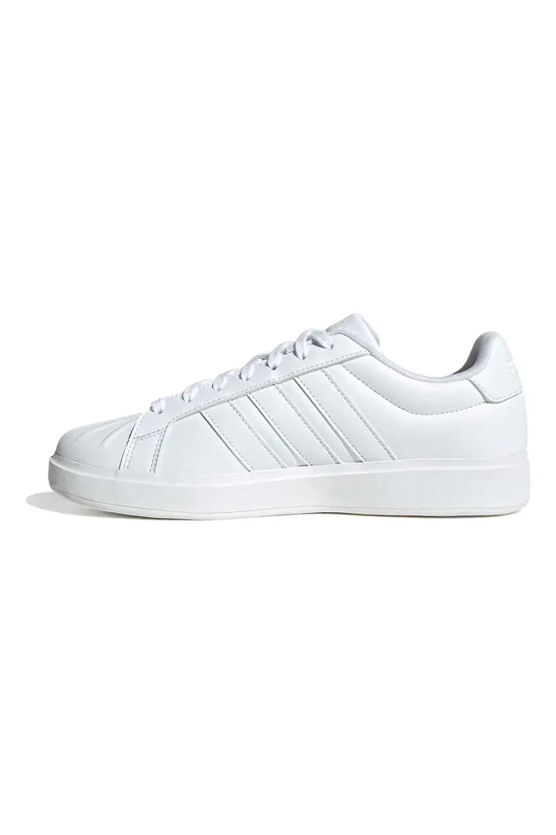Sneakers bianche stile sportivo suola cupsole Adidas Streettalk [BIANCO] miniatura 4