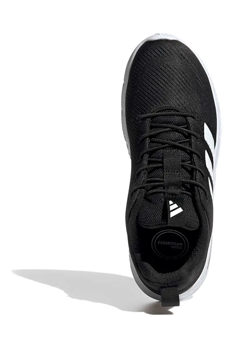 Sneakers Black Cloudfoam lacci elasticizzati Adidas Cloudfoam Flex [NERO] miniatura 3