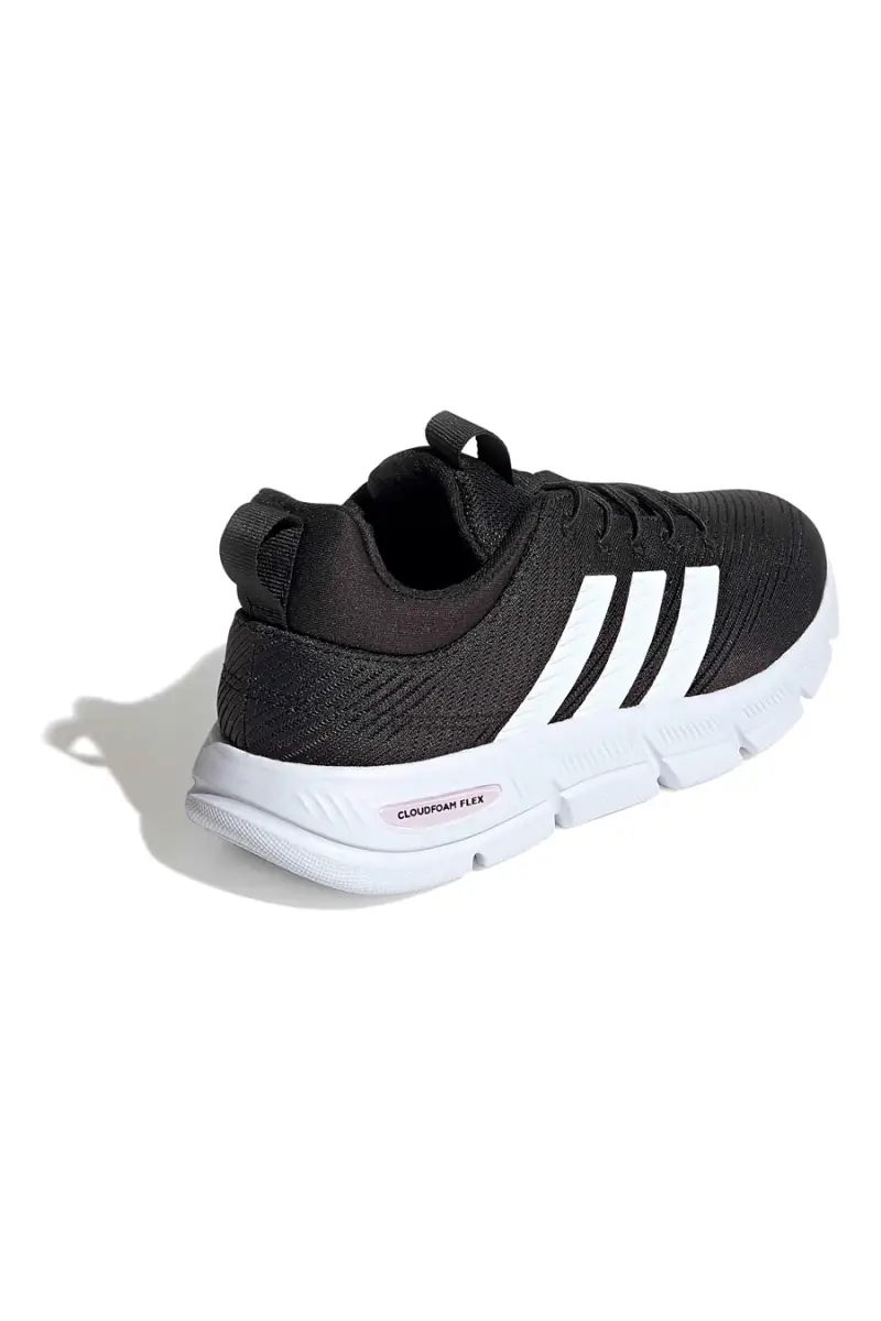 Sneakers Black Cloudfoam lacci elasticizzati Adidas Cloudfoam Flex [NERO] miniatura 4