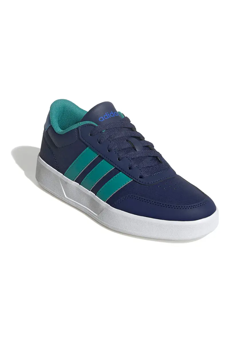 Sneakers blu con 3 strisce Adidas Breaknet 3 J [BLU SCURO] miniatura 2