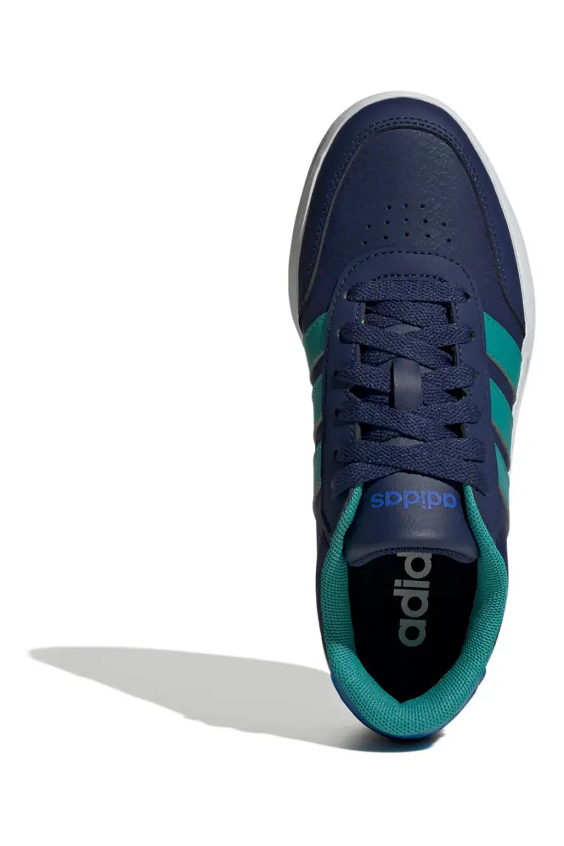 Sneakers blu con 3 strisce Adidas Breaknet 3 J [BLU SCURO] miniatura 5