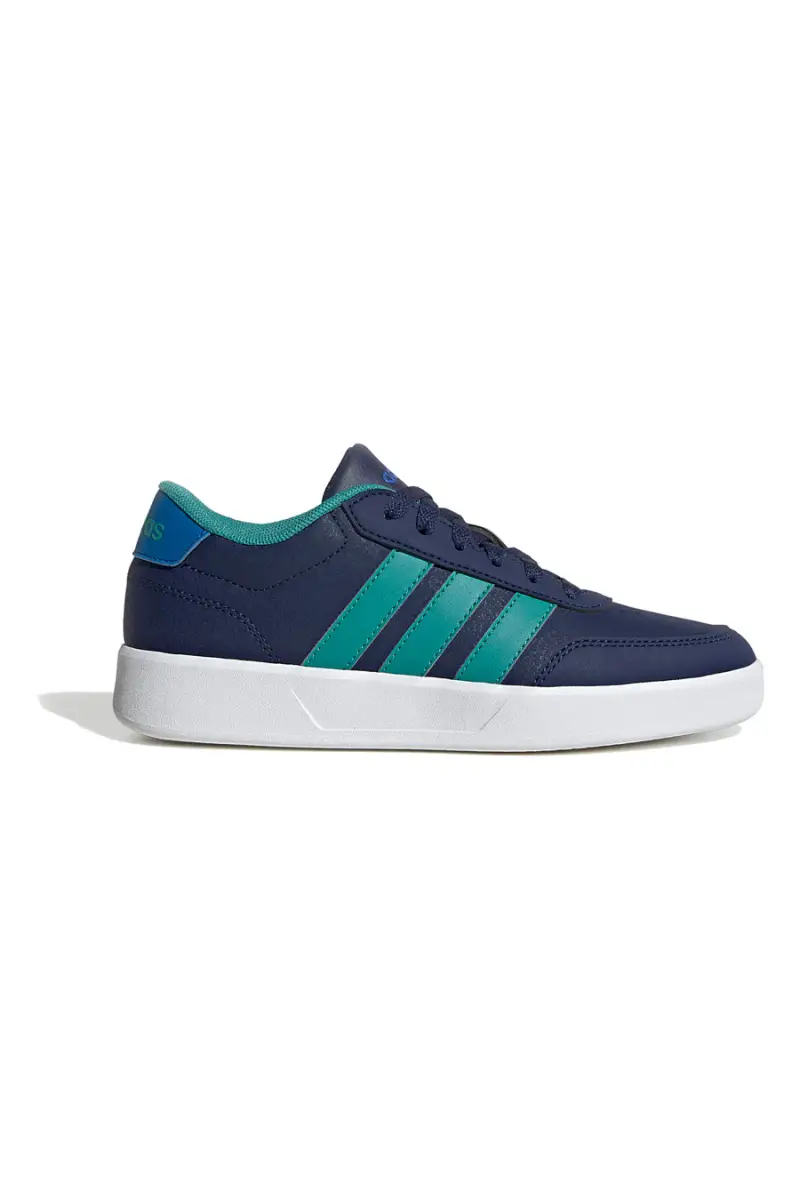 Sneakers blu con 3 strisce Adidas Breaknet 3 J [BLU SCURO]