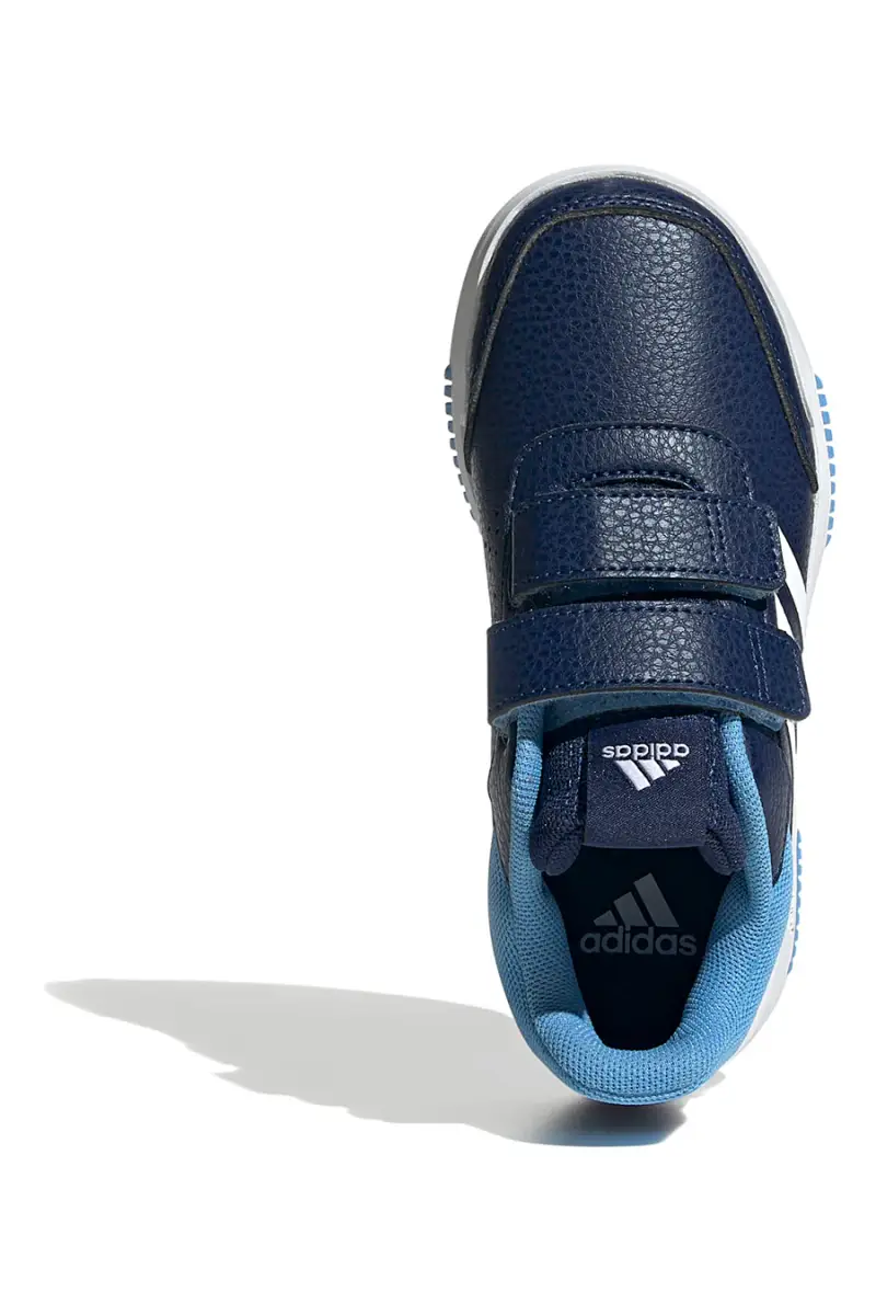 Sneakers blu con strisce bianche chiusura a strappo Adidas Tensaur Sport 2.0 CF K [BLUE miniatura 3