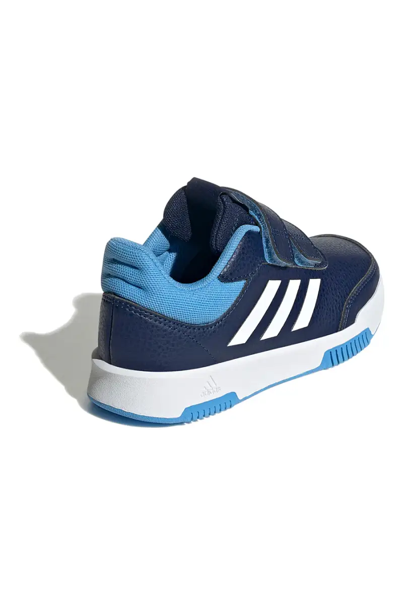 Sneakers blu con strisce bianche chiusura a strappo Adidas Tensaur Sport 2.0 CF K [BLUE miniatura 4