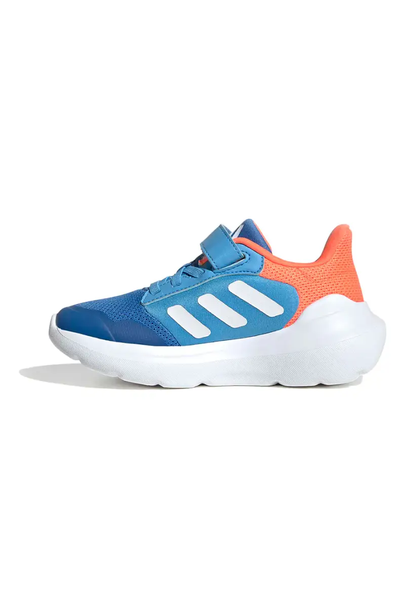 Sneakers blu e arancioni traspiranti con strappo Adidas Tensaur Run 3 0 EL C [BLUE miniatura 4