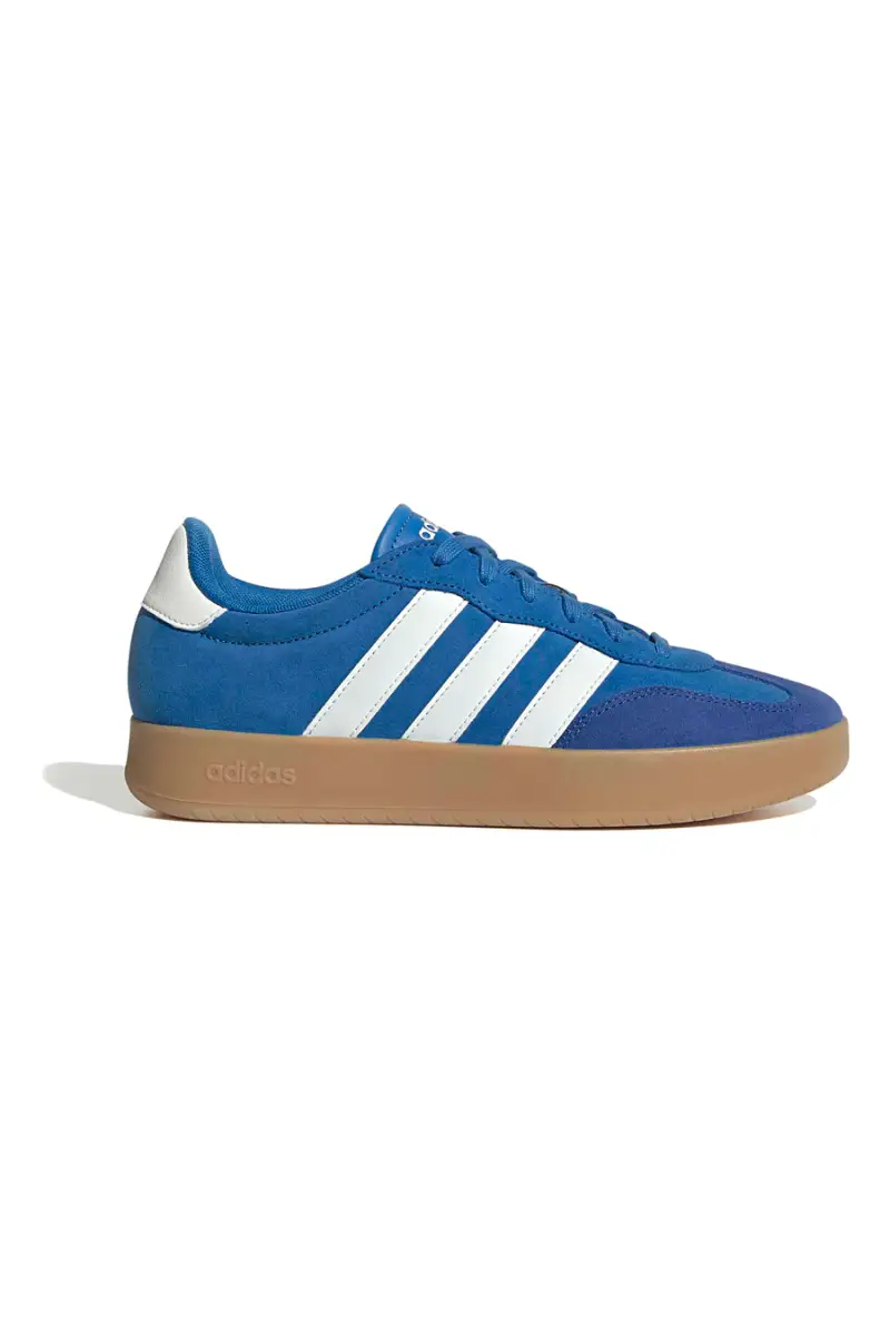 Sneakers blu in pelle con suola gum Adidas Barreda [BLUE]