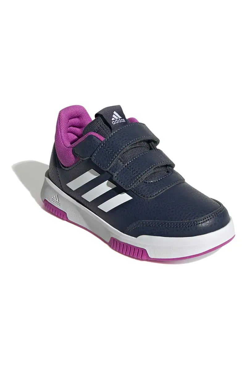 Sneakers blu navy con dettagli fucsia e chiusura a strappo Adidas Tensaur Sport 2.0 CF K [NAVY] miniatura 2