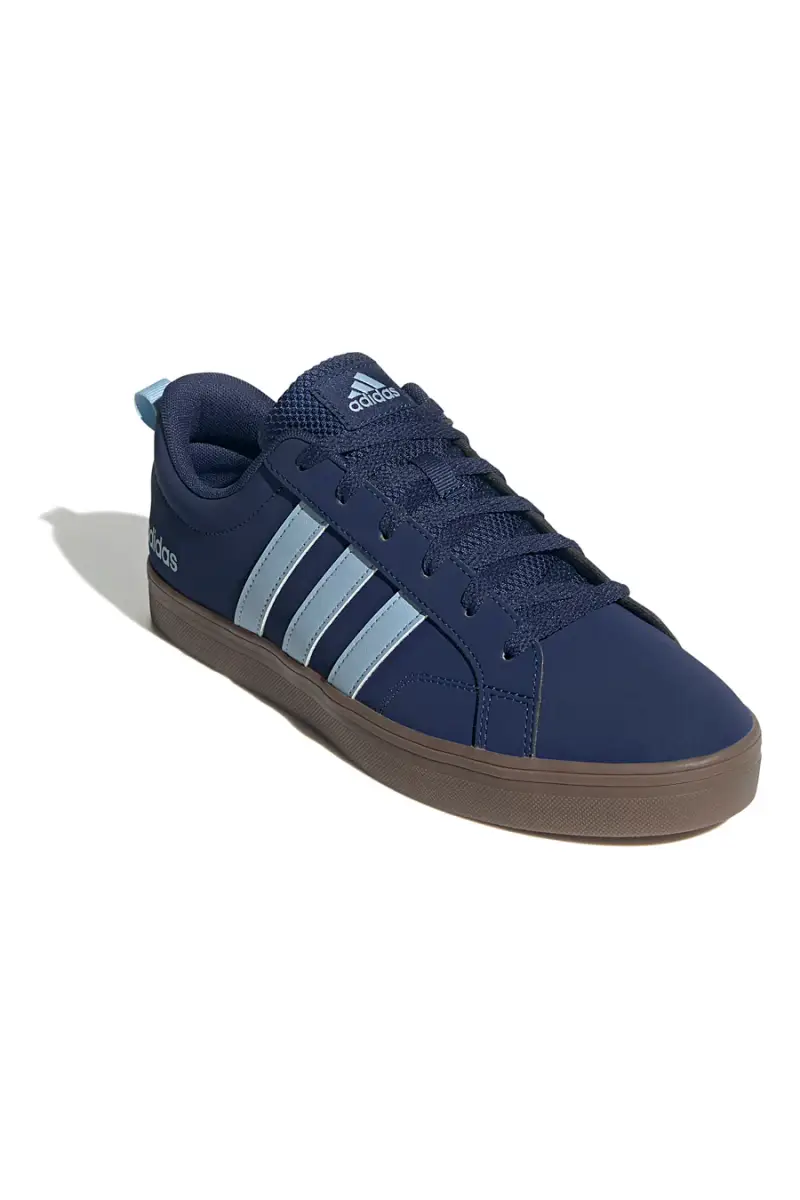 Sneakers blu navy con strisce celesti stile skate Adidas VS Pace 2.0 [BLU] miniatura 2