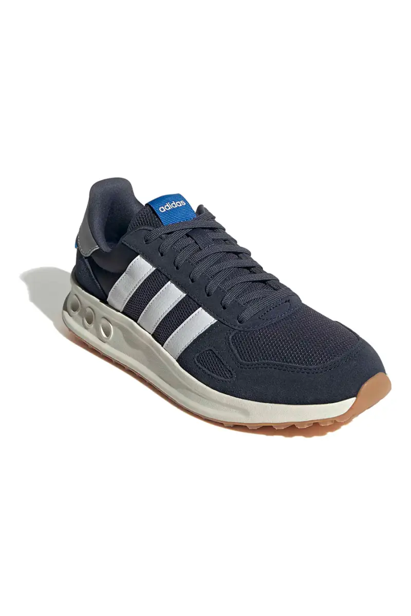 Sneakers blu navy stile retrò con suola running Adidas Run 84 [BLU] miniatura 2