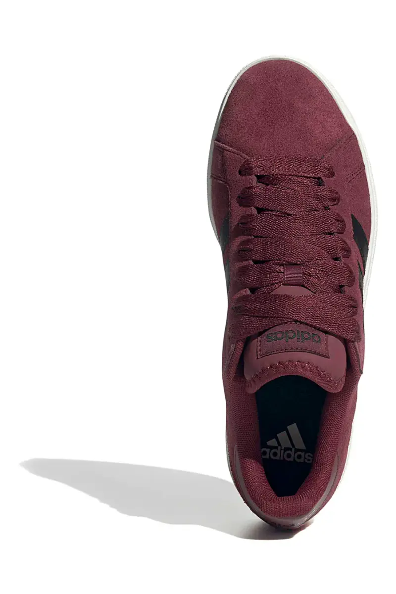 Sneakers bordeaux in pelle con strisce nere Adidas Grand Court Base 00s [BORDEAUX] miniatura 5