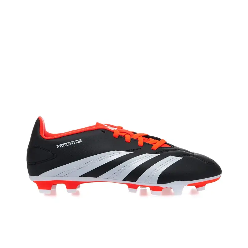 Sneakers calcio nere e bianche da ragazzo Predator Club Flexible Ground