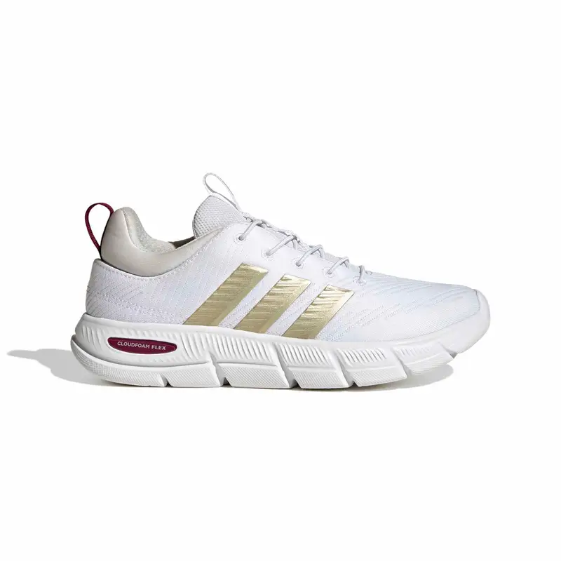 Sneakers con lacci elastici da donna adidas Cloudfoam Flex Blanc