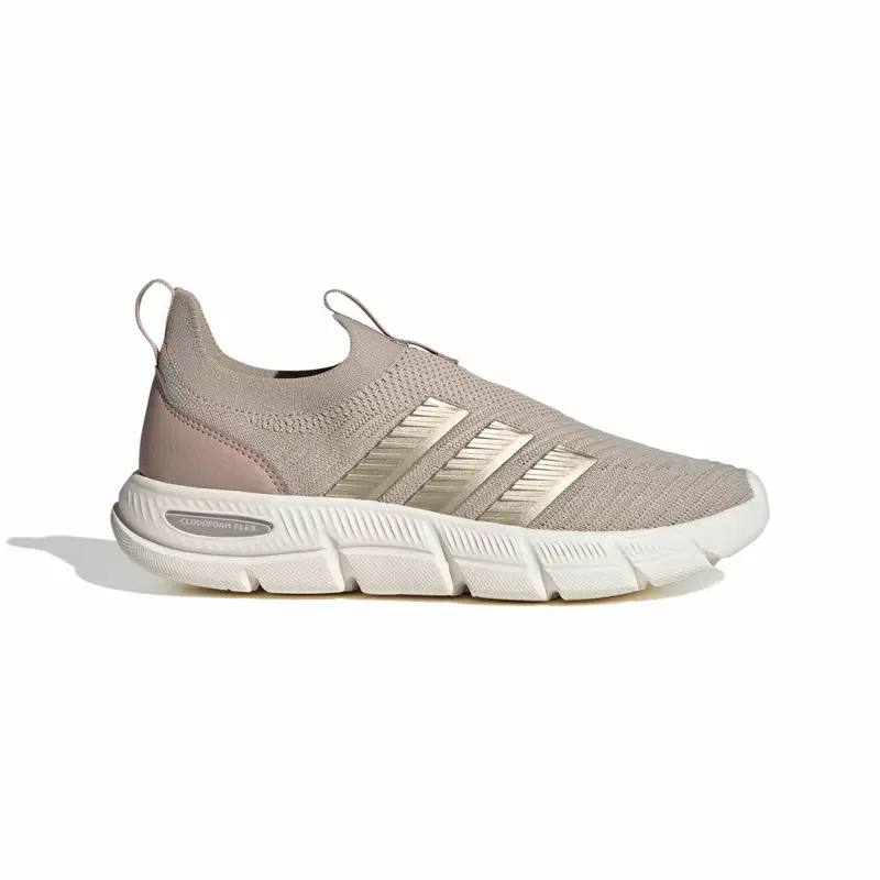 Sneakers da donna adidas Cloudfoam Flex Sock Beige