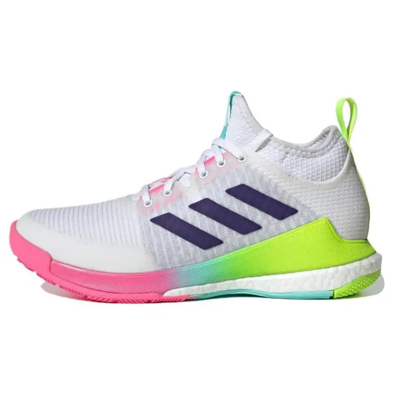 Sneakers da Donna Adidas Crazyflight Mid Bianco Viola Aqua HP3337 40
