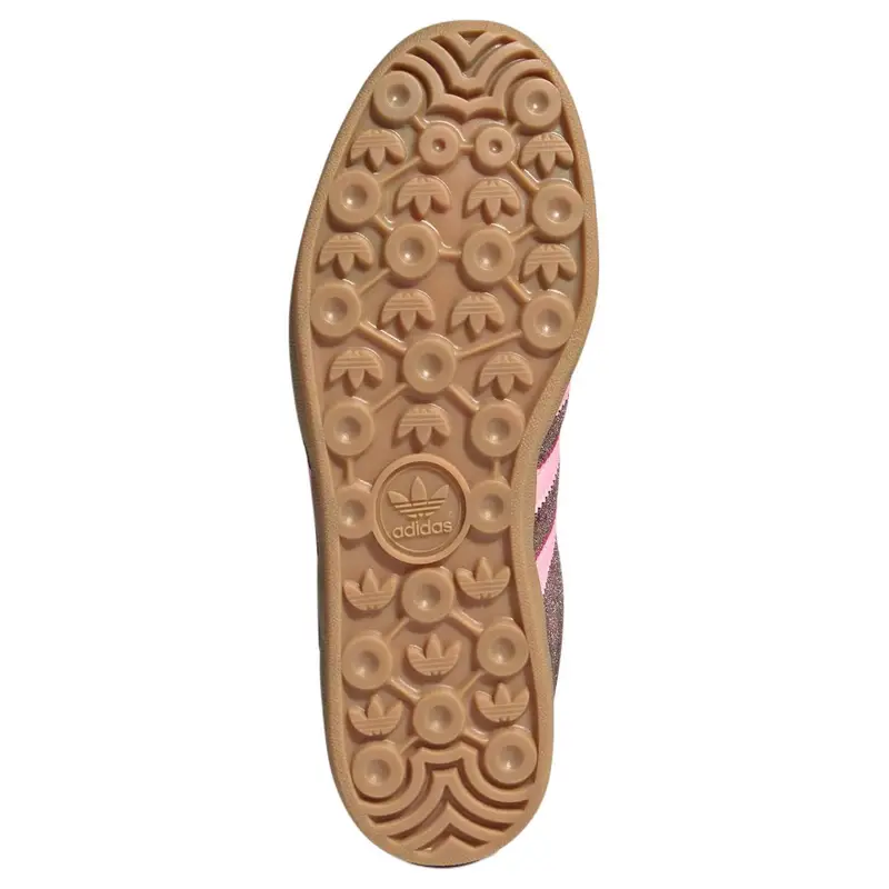 Sneakers da Donna Adidas Gazelle Indoor Marrone Scuro Rosa Verde Velluto JI2714 38 miniatura 5